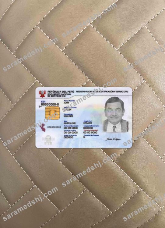 Peru ID photolook FRONT
